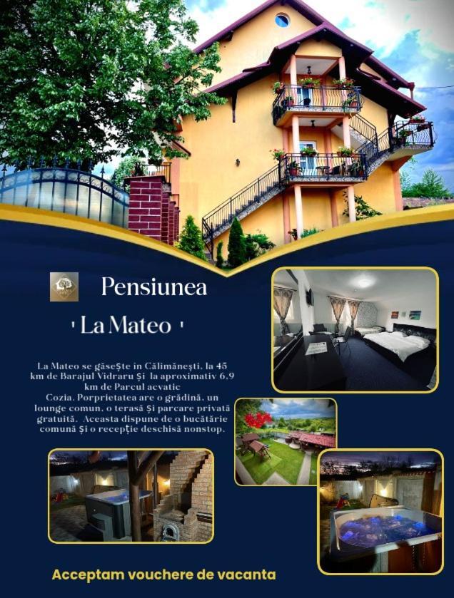 La Mateo Hotel Călimăneşti Buitenkant foto